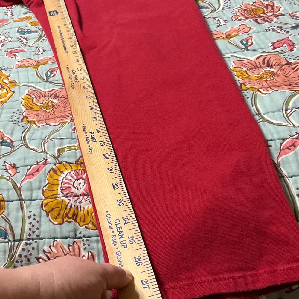 🔥Final Mark down! Gloria Vanderbilt Deep Red Straight Leg Jeans - Picture 8 of 12
